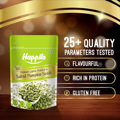 Happilo Lightly Salted Roasted Pumpkin Seeds